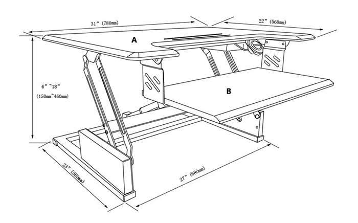 Electric Rising Table Easy operation and automatic adjustable electric office table rising desk
