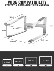 Ventilated Ergonomic Aluminum Laptop