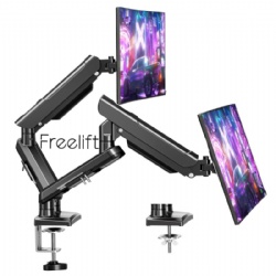 13-32Inch Dual Monitor Stand Soporte Para Escritorio Monitor Gas Spring Dual Monitor Arm